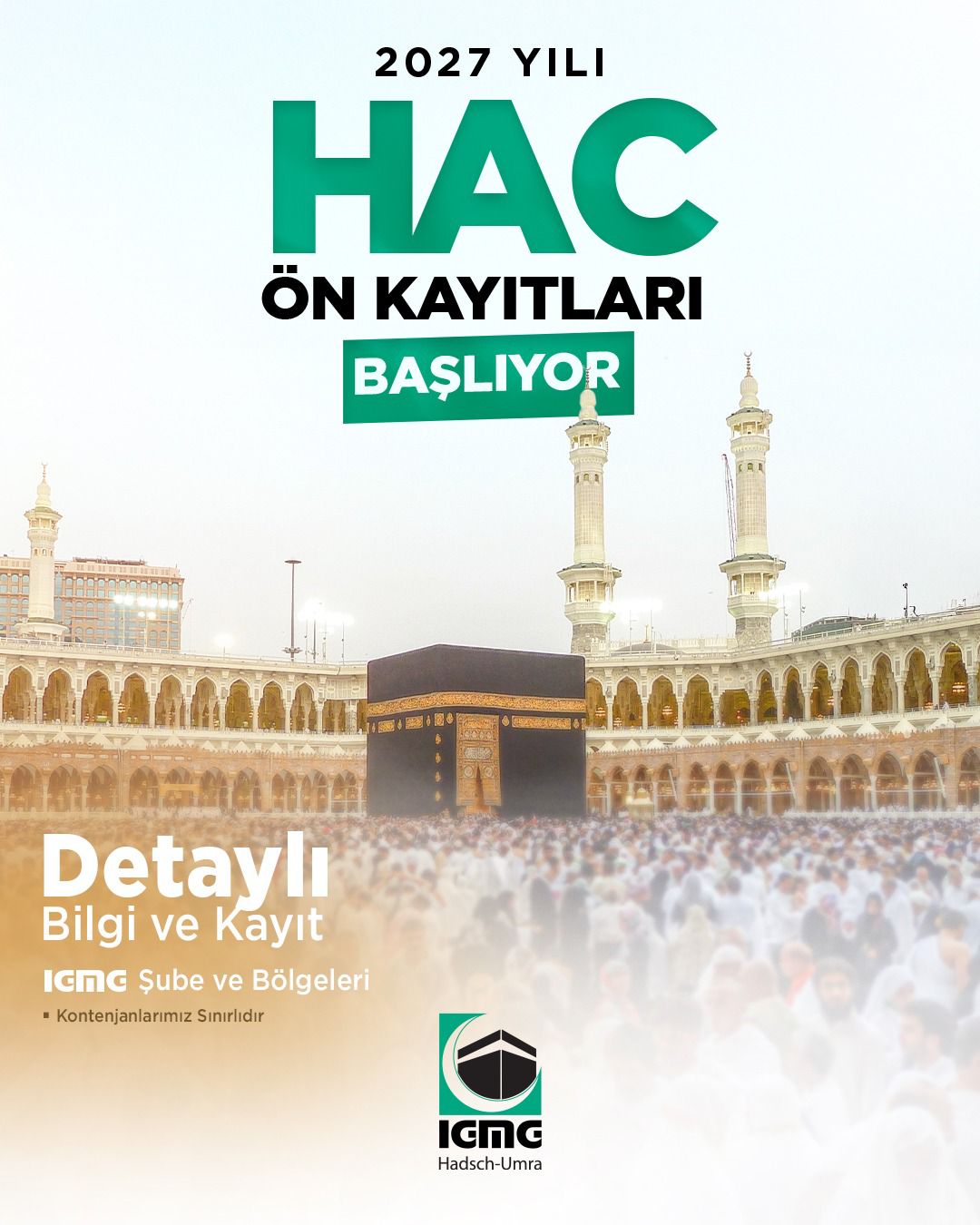 HAC 2027 ÖN KAYITLARI